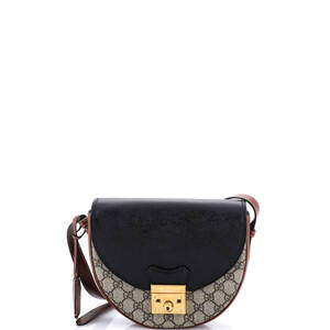Gucci Padlock Saddle Shoulder Bag Gg #219238G20B